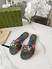 Gucci Women's mules with bit green - 2