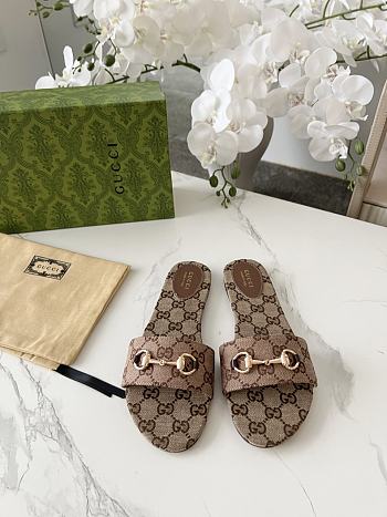 Gucci Women's mules with bit brown