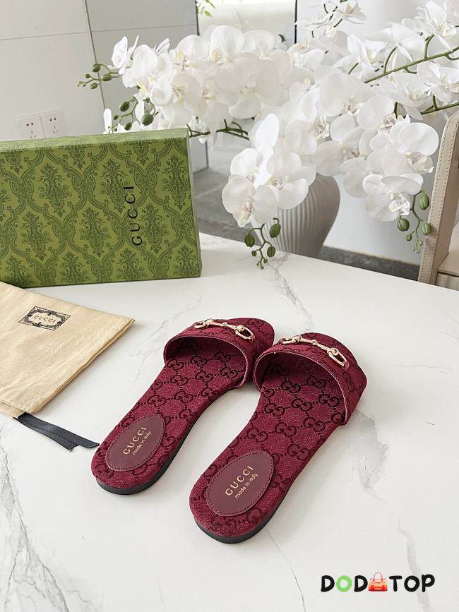 Gucci Women's mules with bit red - 1