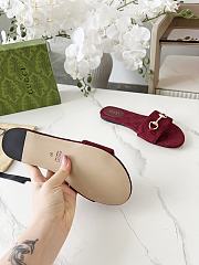 Gucci Women's mules with bit red - 5