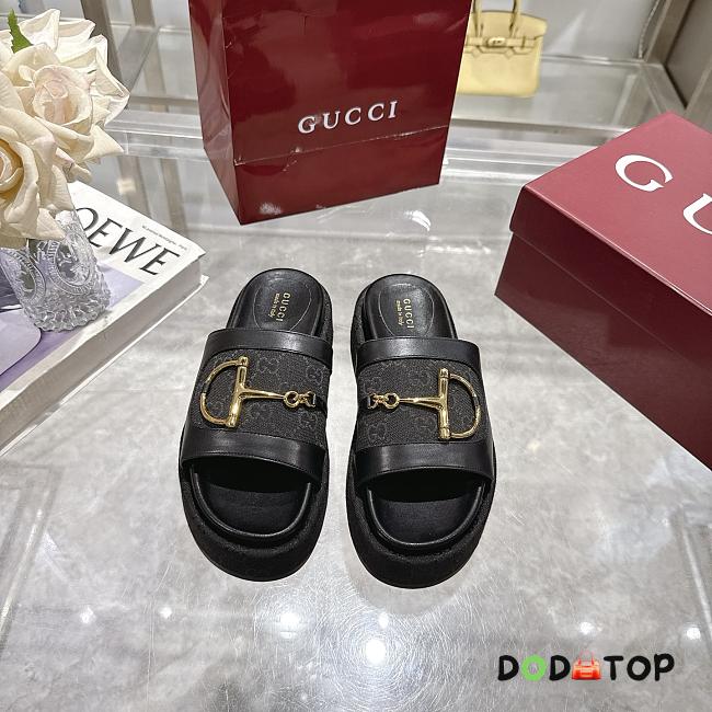 Gucci Women's GG platform sandal black - 1