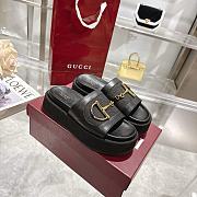 Gucci Women's GG platform sandal black - 5
