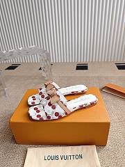 Louis Vuitton mules cherry white  - 1