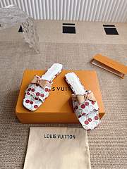 Louis Vuitton mules cherry white  - 5