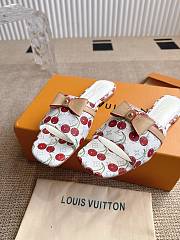 Louis Vuitton mules cherry white  - 3