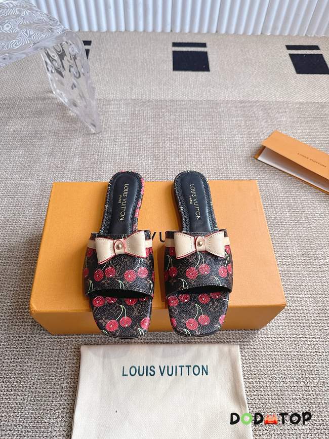 Louis Vuitton mules cherry brown - 1