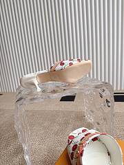 Louis Vuitton mules cherry white 01 - 3