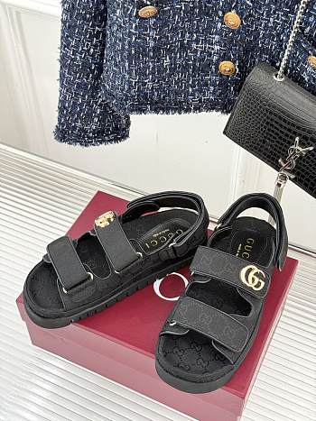Gucci sandals black 01