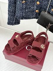 Gucci sandals red 01 - 1