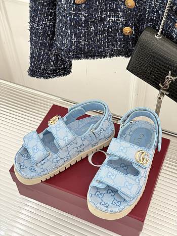 Gucci sandals blue 01