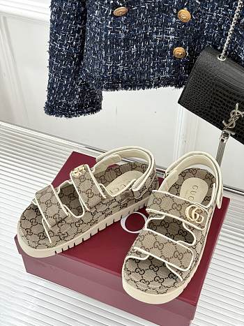 Gucci sandals brown 01