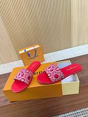 Louis Vuitton 1AHM67 Lily Flat Mule red - 3