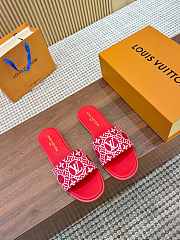 Louis Vuitton 1AHM67 Lily Flat Mule red - 2