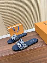 Louis Vuitton 1AHM67 Lily Flat Mule blue - 1