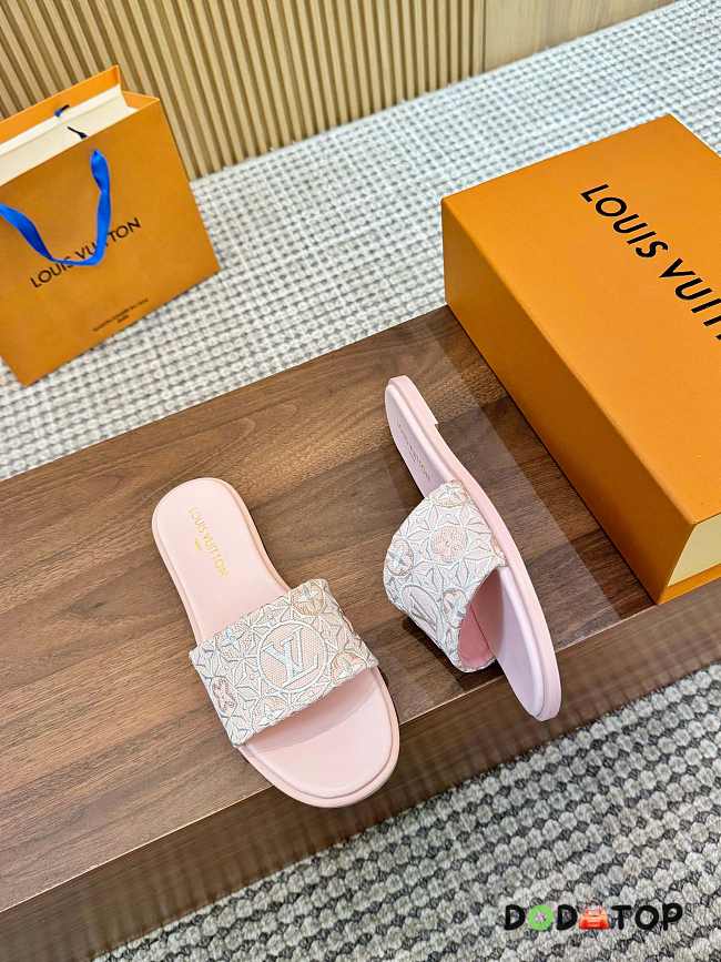 Louis Vuitton 1AHM67 Lily Flat Mule pink - 1