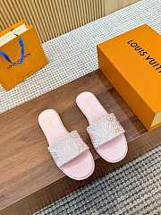 Louis Vuitton 1AHM67 Lily Flat Mule pink - 4