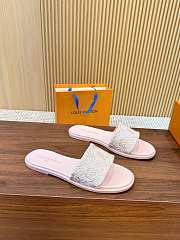 Louis Vuitton 1AHM67 Lily Flat Mule pink - 2