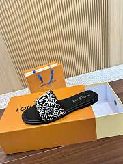 Louis Vuitton 1AHM67 Lily Flat Mule black - 4