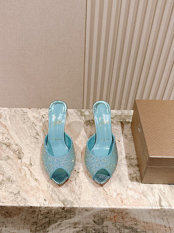 Christian Louboutin blue heels