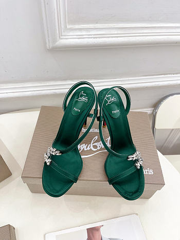 Christian Louboutin green heels 04