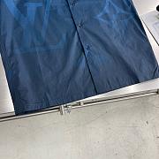 LV Men’s short-sleeve shirt blue - 4