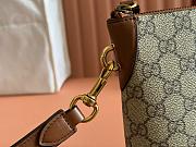 Gucci Emblem small briefcase brown size 30x21x3cm - 2