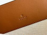 Gucci Emblem small briefcase brown size 30x21x3cm - 5