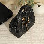 Chanel hobo black bag size 25cm - 4