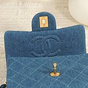 Chanel classic denim bag size 17.5cm - 2