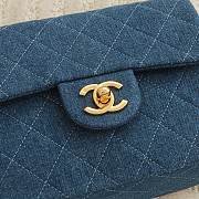Chanel classic denim bag size 17.5cm - 6