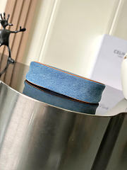 Celine Ava Bag Triomphe Canvas and Calfskin denim size 23x13.5x6 cm - 6