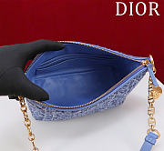 Dior hobo denim bag size 28.5×14.5×10cm - 4