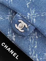Chanel CF denim bag size 25cm - 3