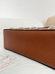 Valentino Garavani leather tote bag brown size 40x30x13cm - 4