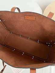 Valentino Garavani leather tote bag brown size 40x30x13cm - 3