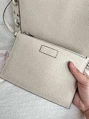 Valentino Garavani leather tote bag white size 40x30x13cm - 2