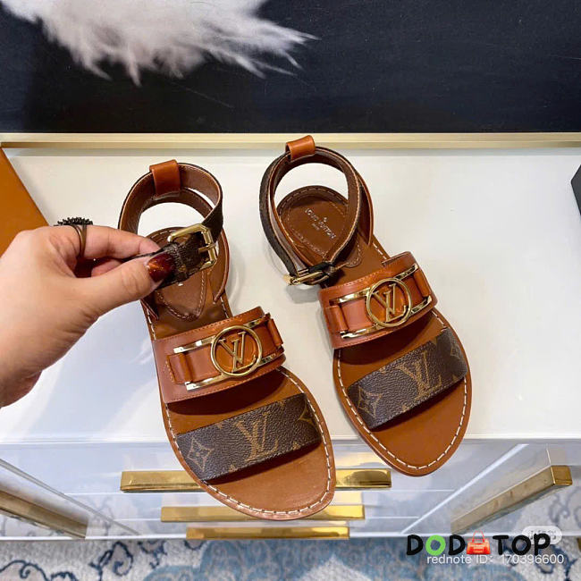 LV Sandals brown - 1