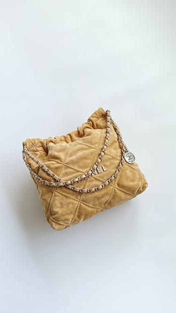Chanel shopping bag brown size 38cm