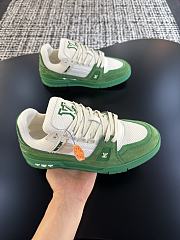 Louis Vuitton Sneaker green men - 4