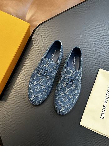  Louis Vuitton Estate Loafer denim blue Men