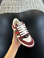Gucci Baskets Screener pour homme sneaker red men - 4