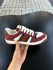 Gucci Baskets Screener pour homme sneaker red men - 3