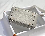 Hermès Lindy bag 19cm off white color- AA - 6