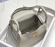 Hermès Lindy bag 19cm off white color- AA - 5