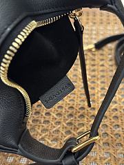 Celine Triomphe black bag size 22x15x5cm - 5