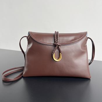 Bottega Veneta Baby Liberta brown size 24x15.5x5cm