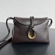 Bottega Veneta Baby Liberta dark brown size 24x15.5x5cm  - 1