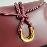 Bottega Veneta Baby Liberta red size 24x15.5x5cm - 5