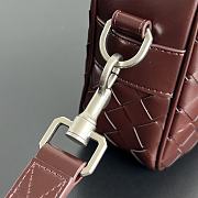 Bottega Veneta Intrecciato small camera bag red size 24.5x15x6cm - 6