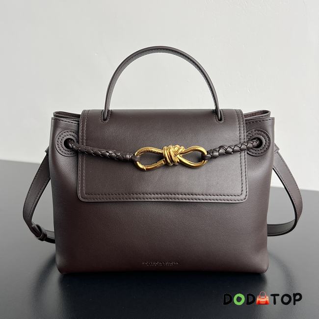 Bottega Veneta Small Ciao Ciao brown bag size  26x19x10.5cm - 1